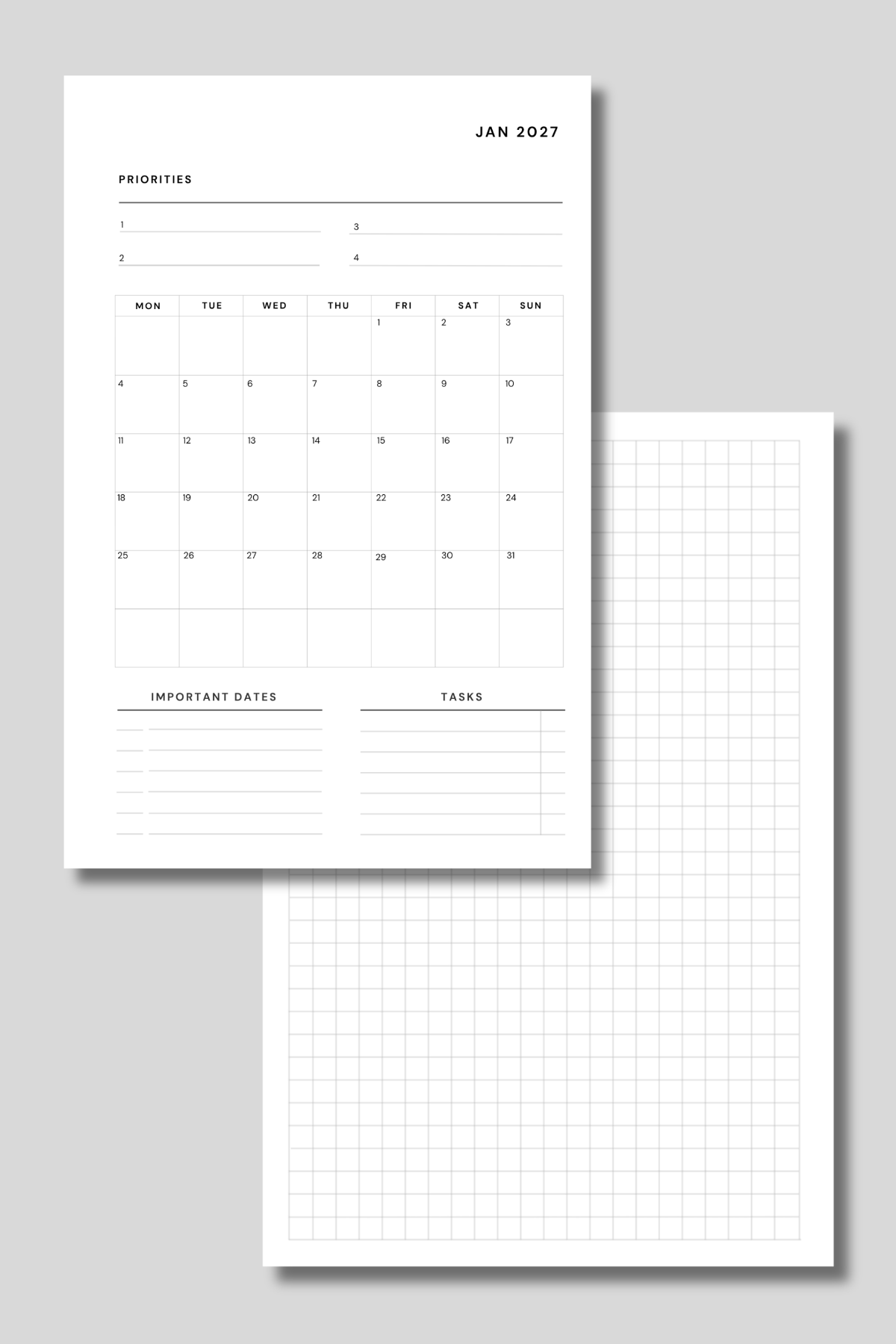 2027 MONTHLY BRIEF