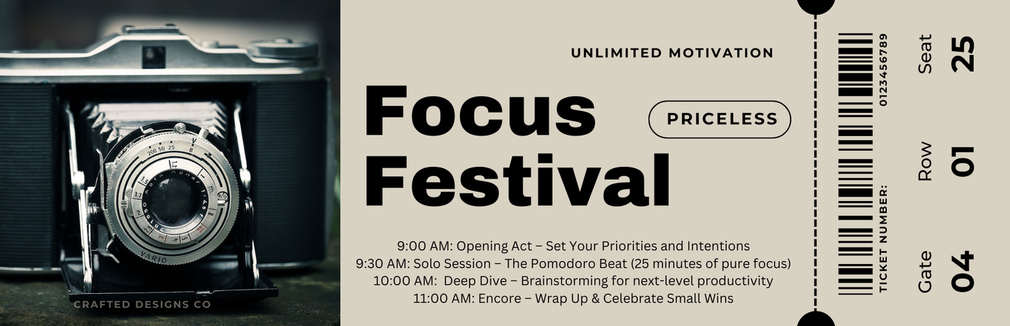 Focus Journaling Card