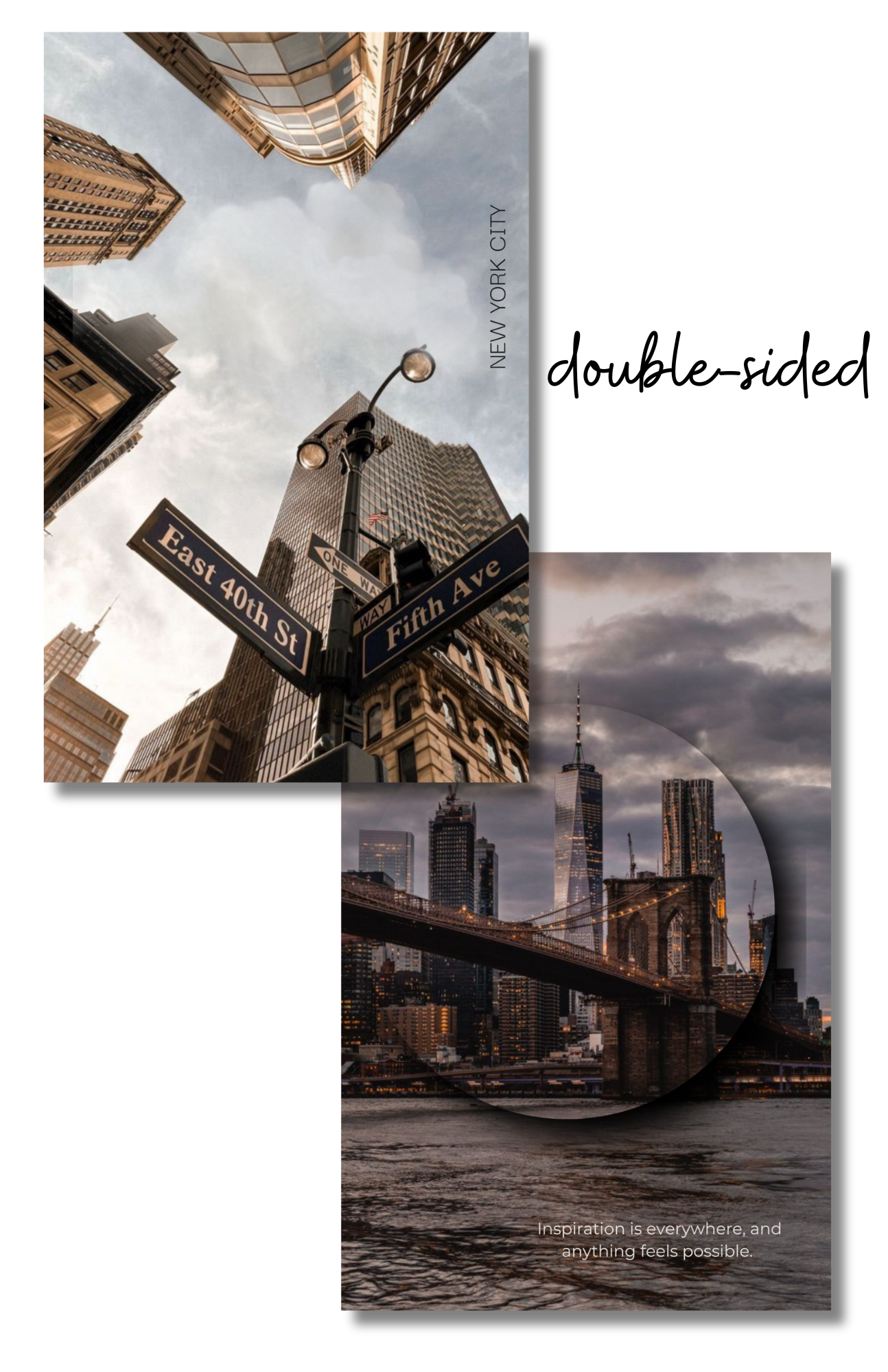 New York City Double-Sided Dashboard
