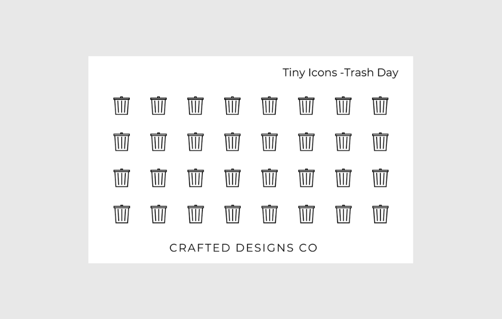 Tiny Icon - Trash Day