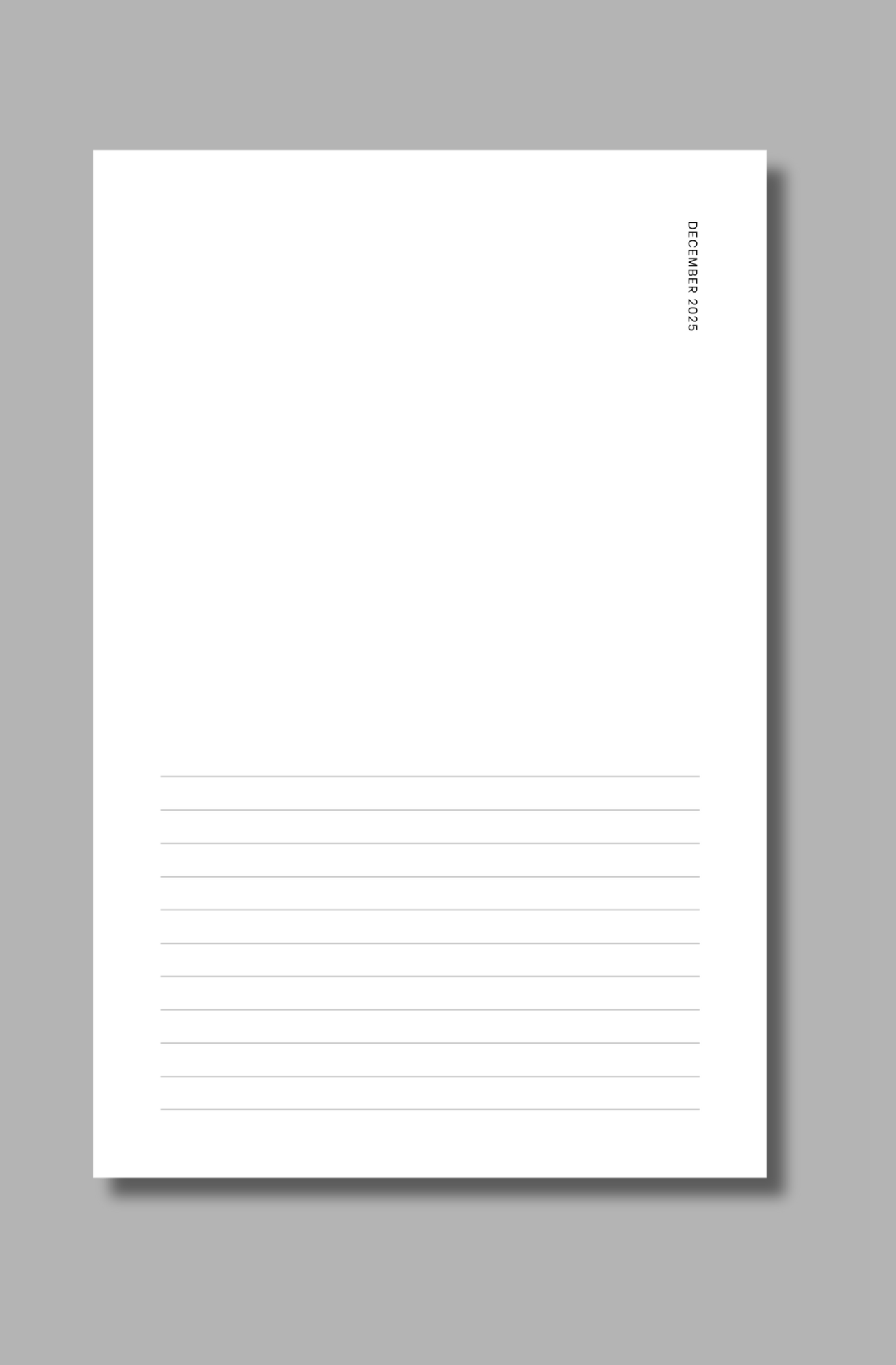 2026 Dated Weekly Agenda Insert