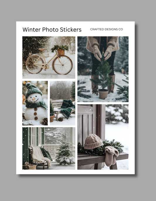 Winter Photo Stickers