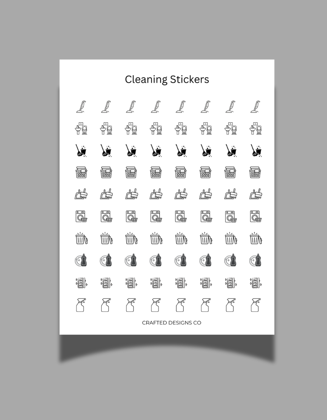 Cleaning Stickers (The Essentials)