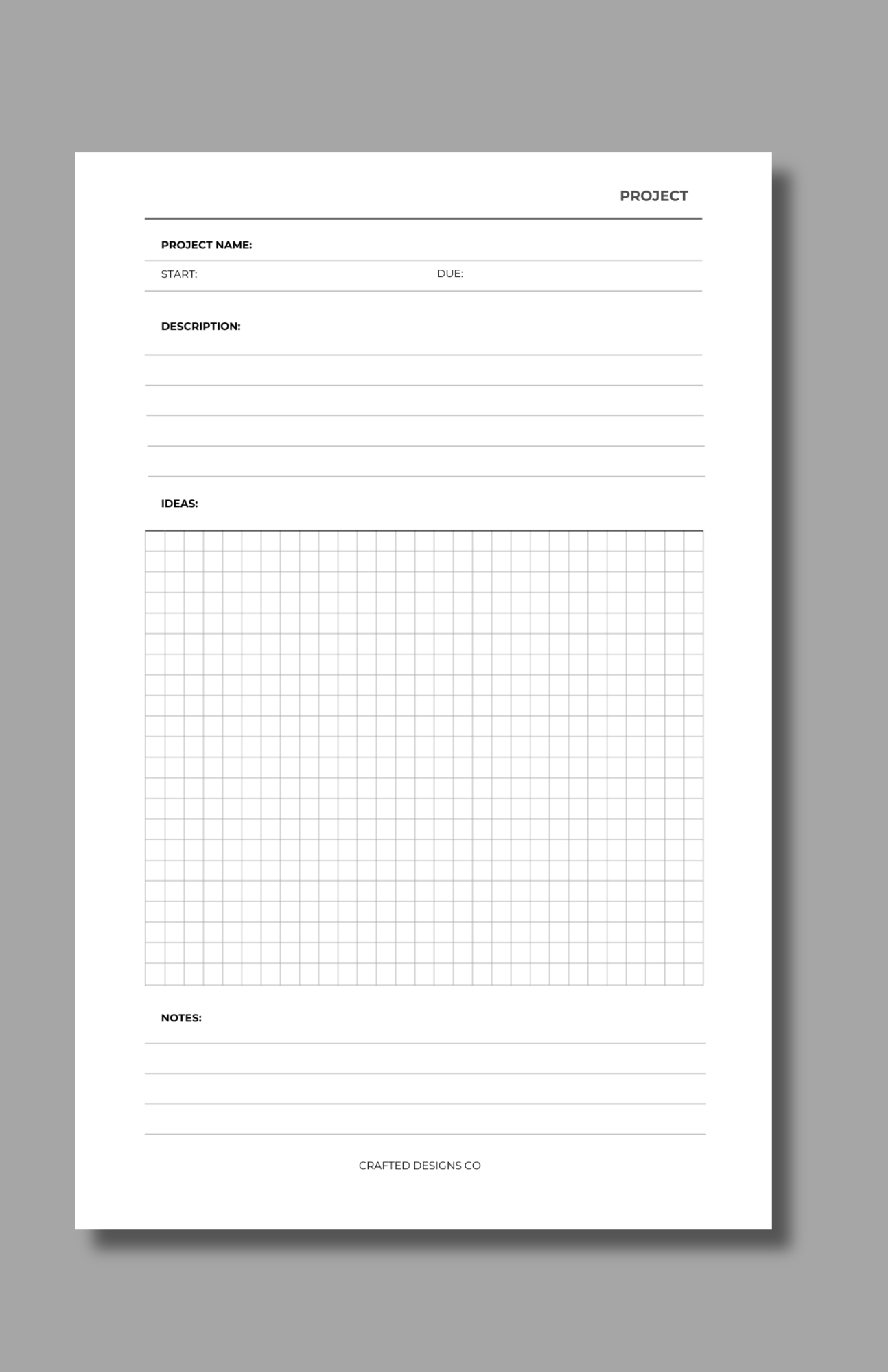 NEW! Project Planner