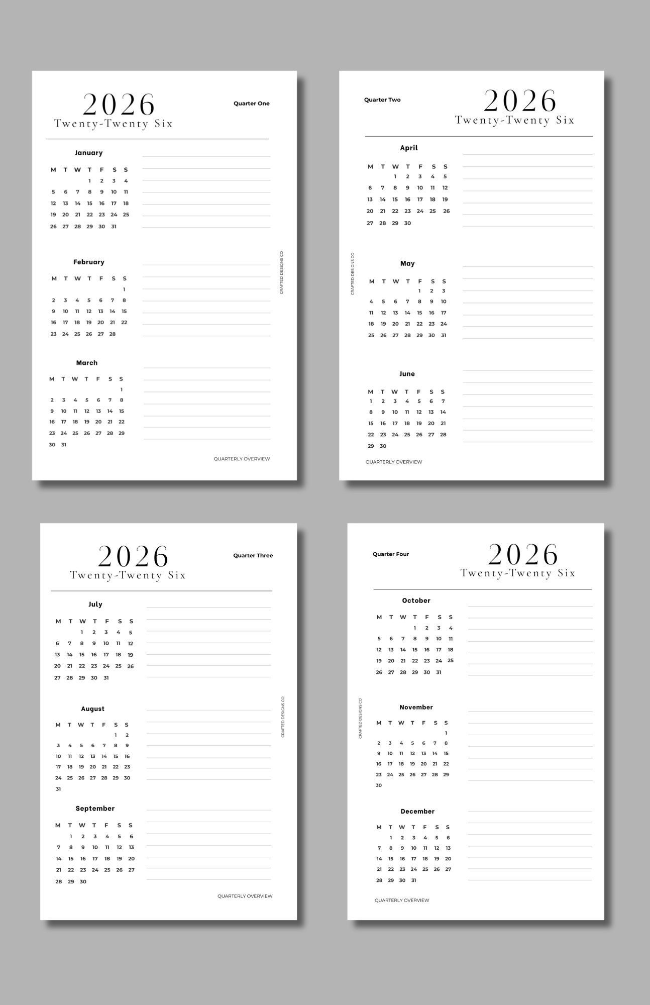 2026 Quarterly Overview