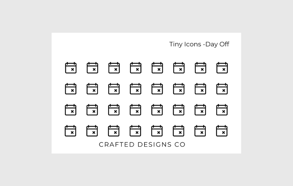 Tiny Icon - Day Off