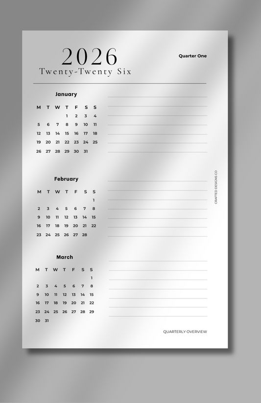 2026 Quarterly Overview