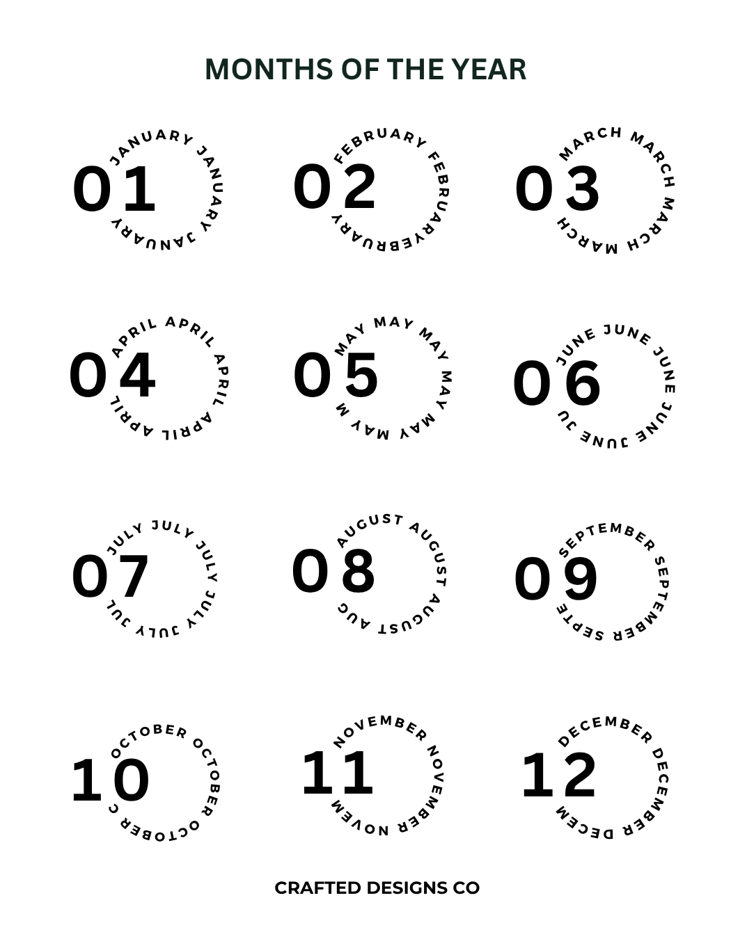 Months of the Year (no.2)