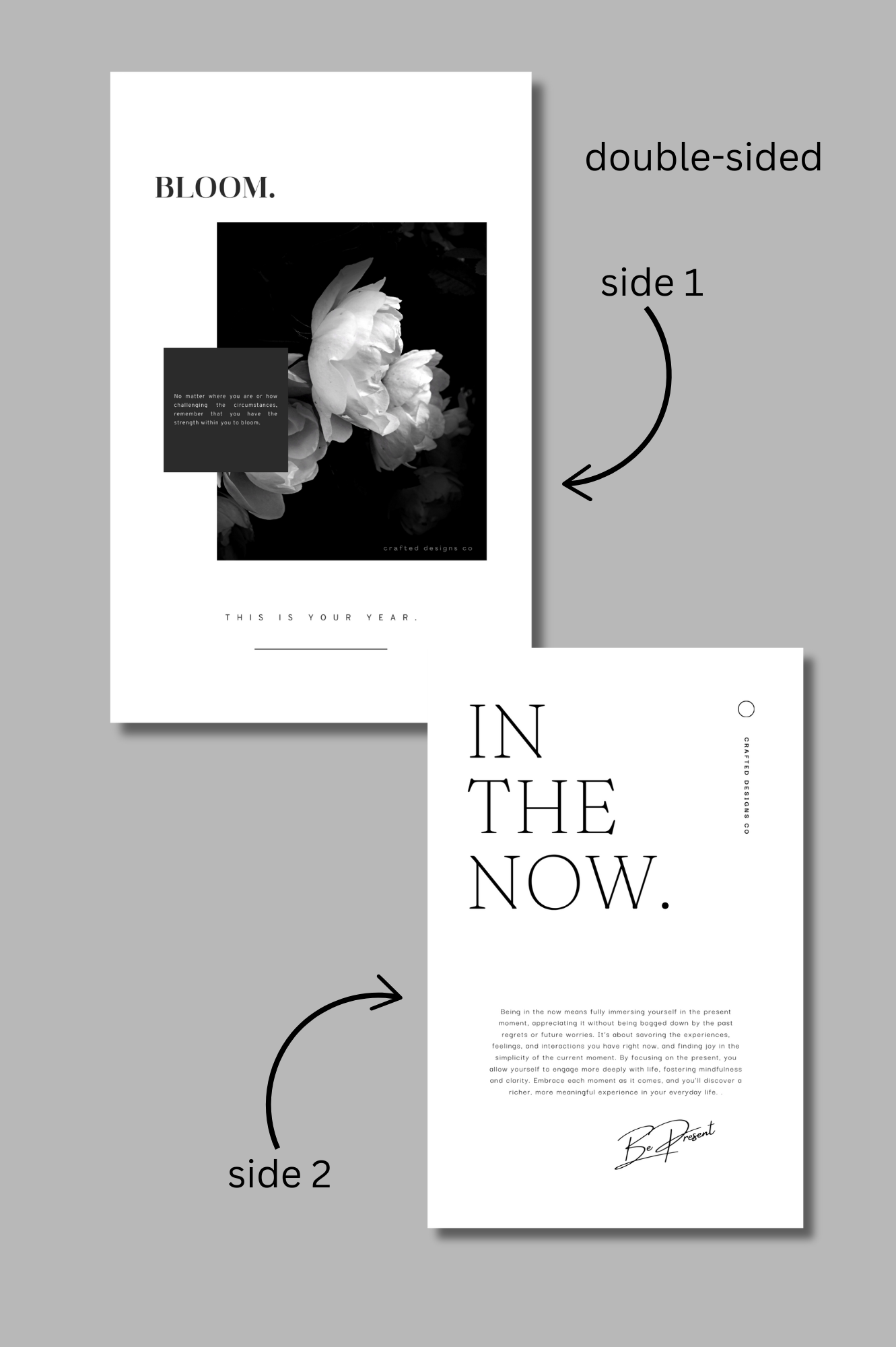 Bloom and Be Present Dashboard