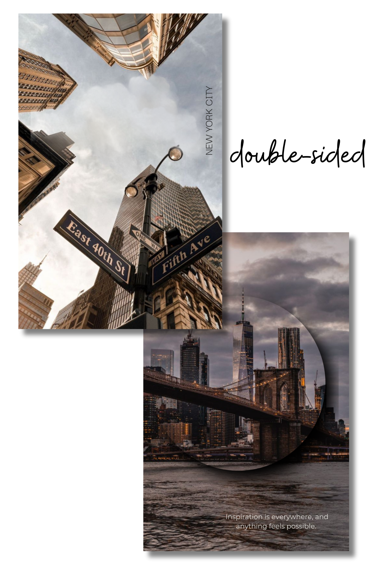 NEW! New York City Double-Sided Dashboard