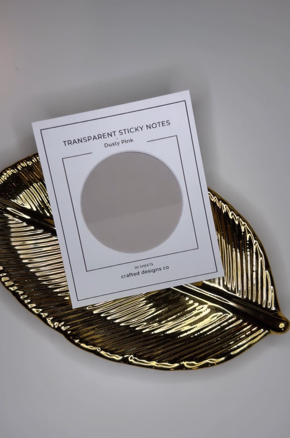 NEW! Transparent Circle Sticky Notes