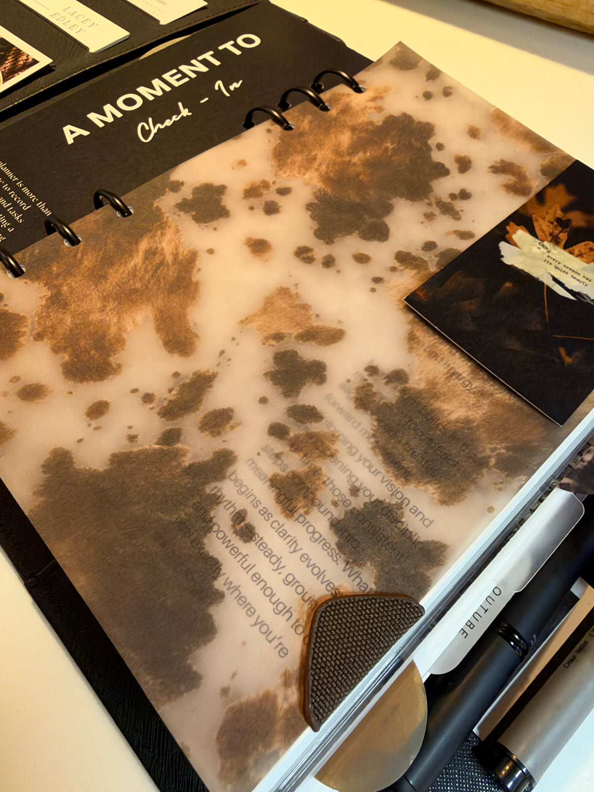 Espresso Hide | Vellum Planner Dashboard