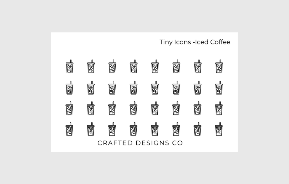 Tiny Icon - Iced Coffee