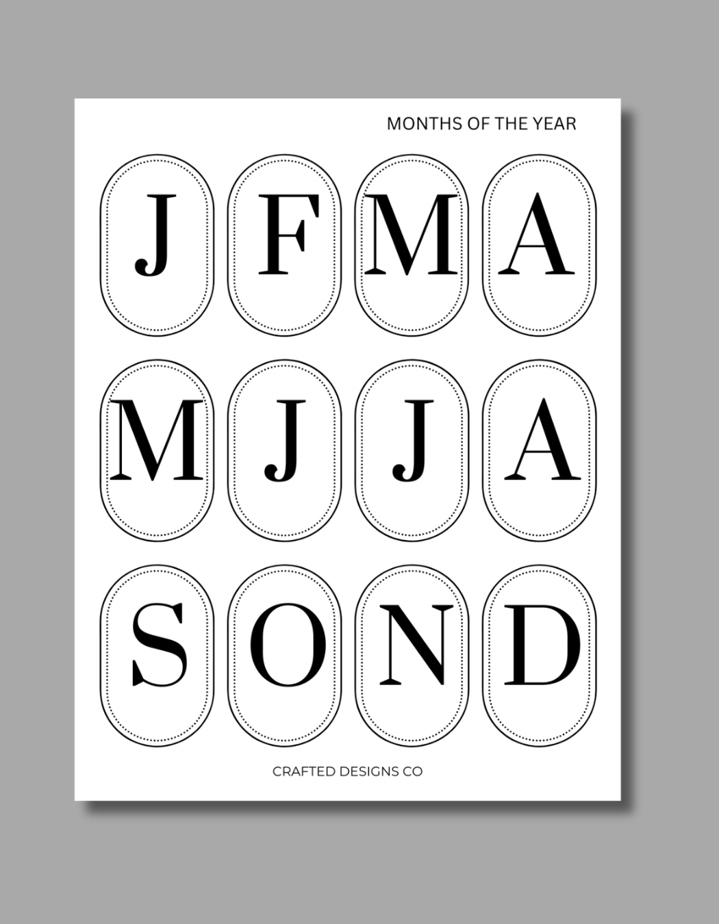Months of the Year