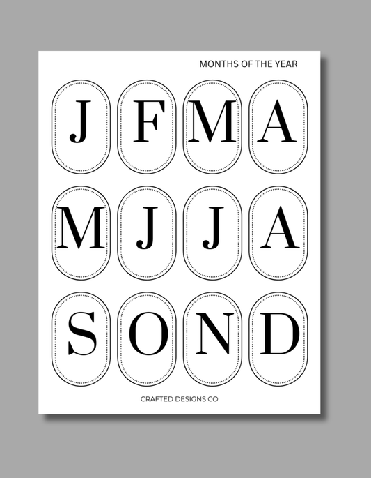 Months of the Year