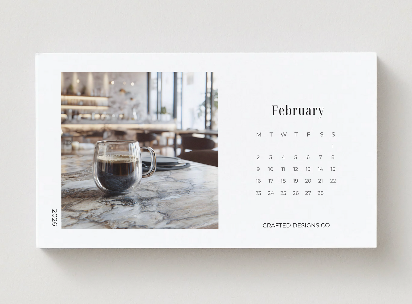 2026 Photo Calendar Cards