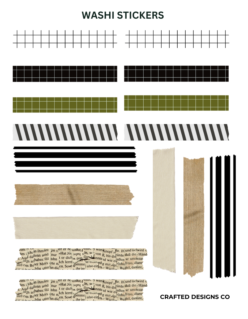 Washi Stickers