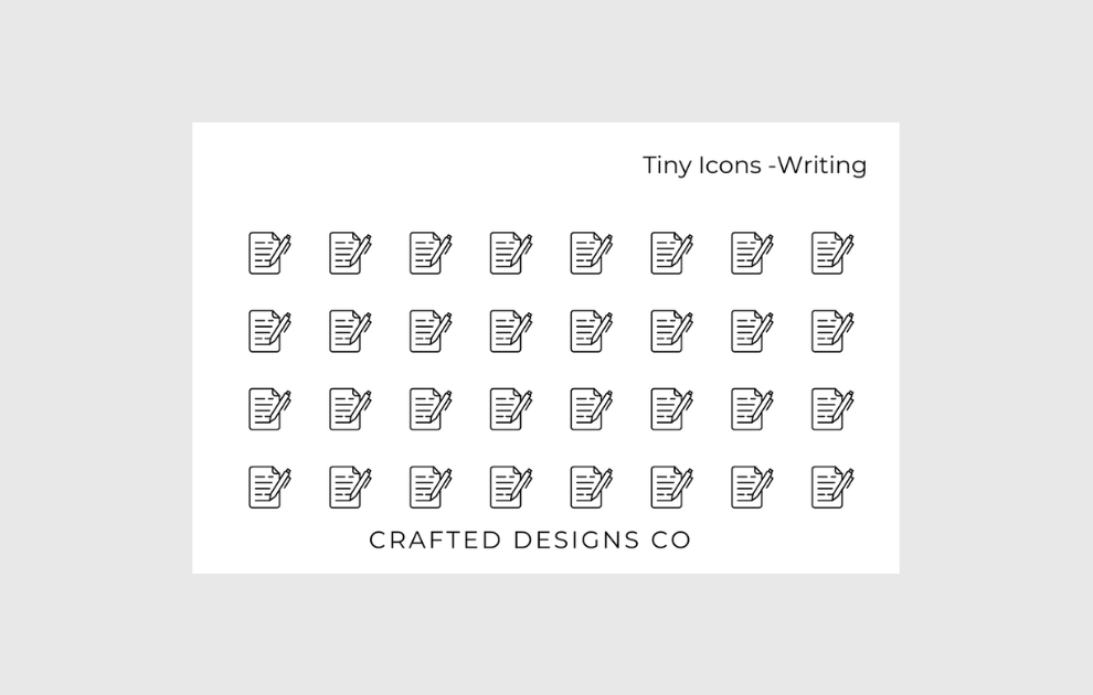 Tiny Icon - Writing