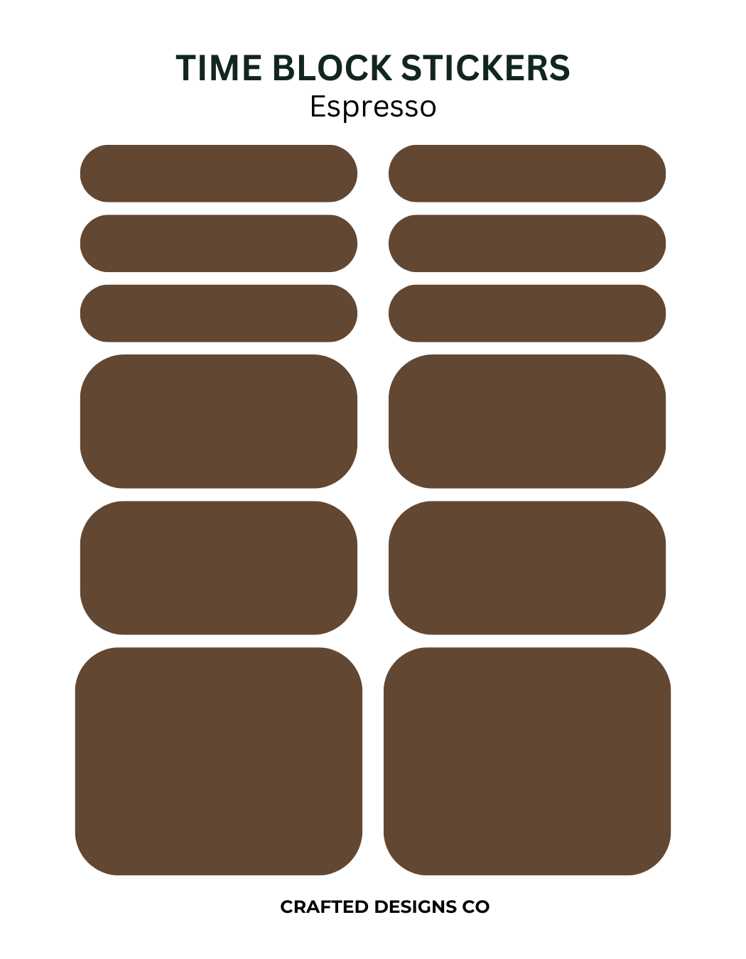Time Block Stickers